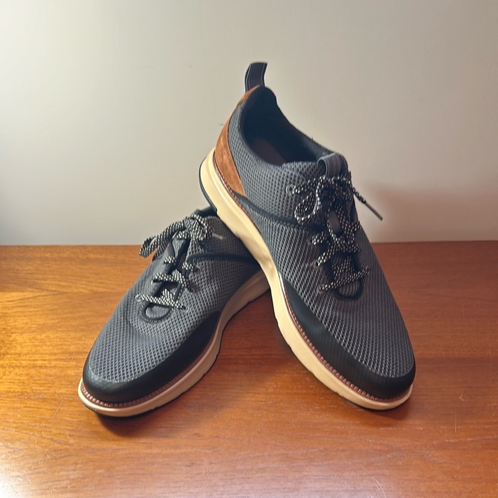 Cole Haan Zero Grand Gray & Brown Mesh Casual shoe size 12 m